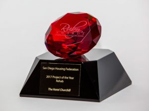 Hotel Churchill Ruby Award